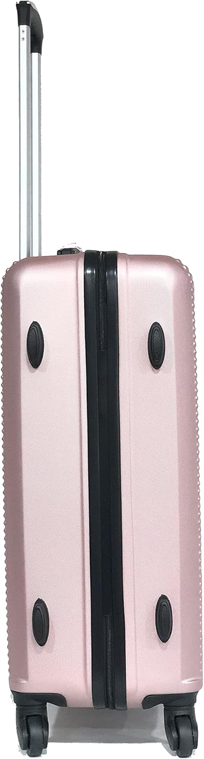 Koffer für mittelgrosse Kabine, gross, mit oder ohne Kosmetiktasche – französische Marke Roségold, 5