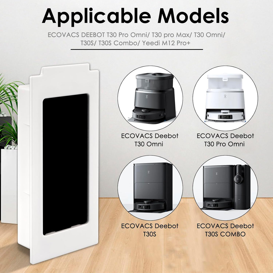 (8 Stück) Staubsaugerfilter Ersatzteile Kompatibel mit ECOVACS DEEBOT T30 Pro Omni/ T30 pro Max/ T30