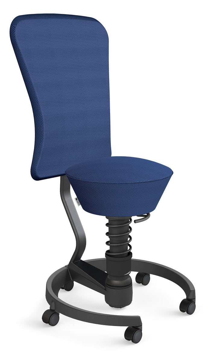 aeris Swopper Air – Ergonomischer Hocker mit extra weicher Polsterung – Bürohocker höhenverstellbar