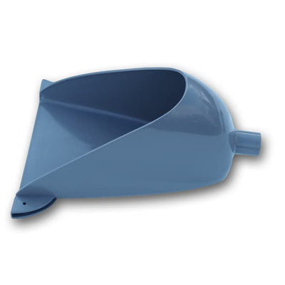 Varile Kunststoff Urinal glänzend, Pissuar Wasserlos für WC Kabinen Grau, Grau