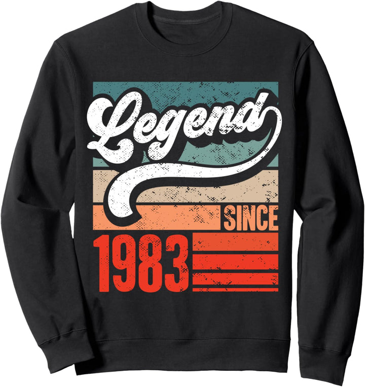 38. Geburtstag Vintage 1983 38 Jahre alt für Damen Herren Retro Sweatshirt