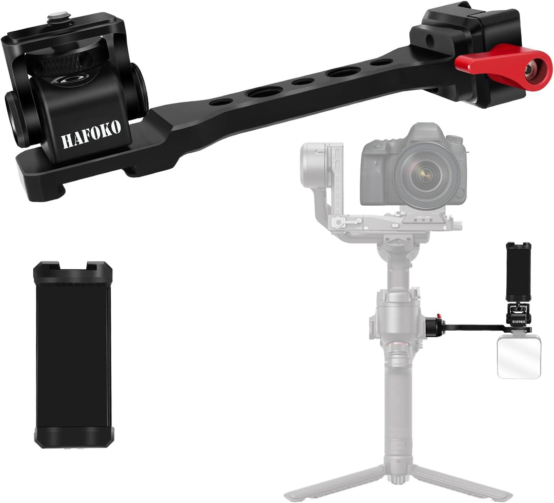 HAFOKO RS3 Gimbal Monitor Montieren RS2 Handhaben Verlängerung Platte Metall mit 1/4" Gewinde Kalter