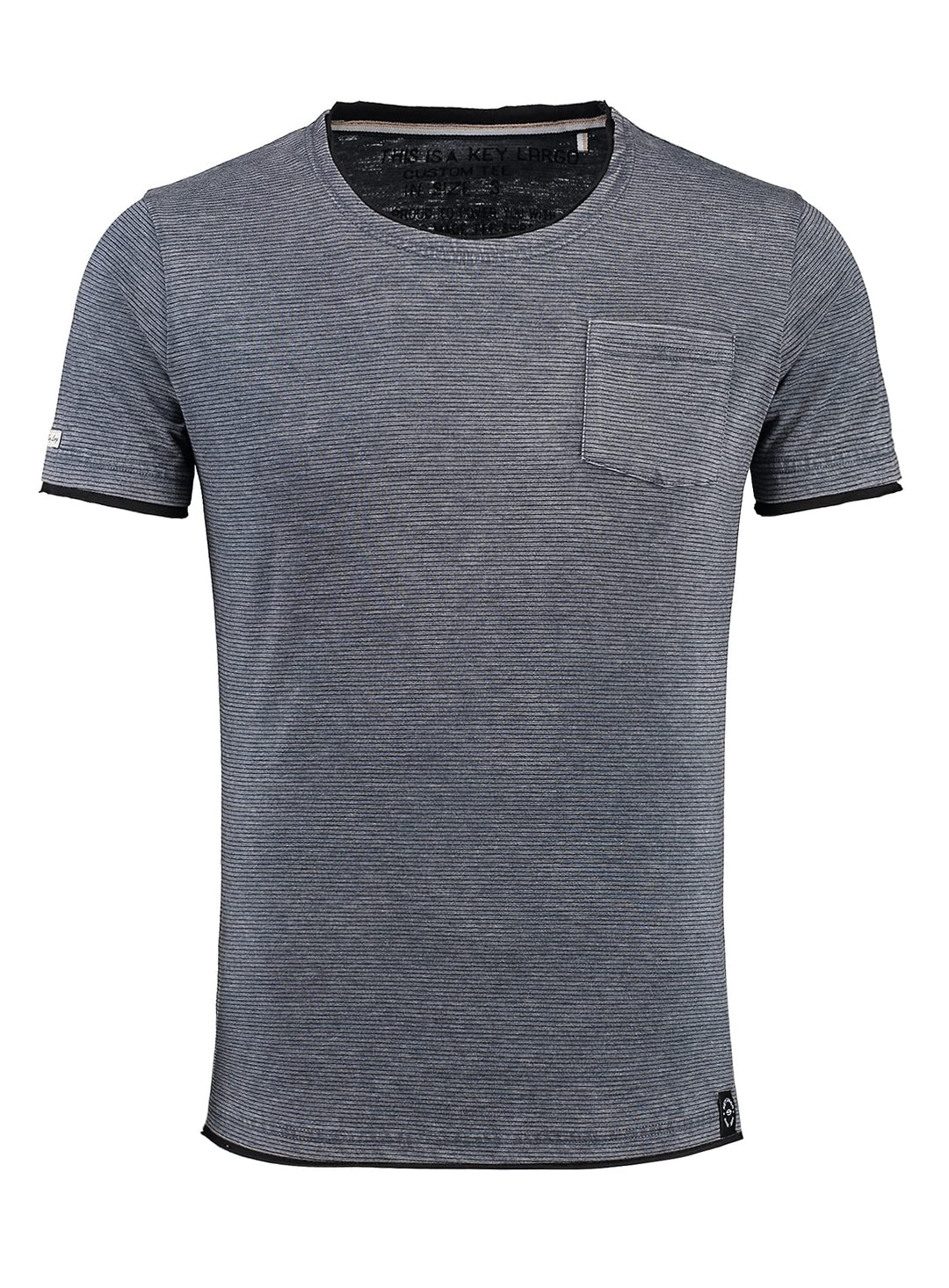 KEY LARGO Herren Mt Karl-Heinz Round T-Shirt M Atlantic Blue (1211), M Atlantic Blue (1211)
