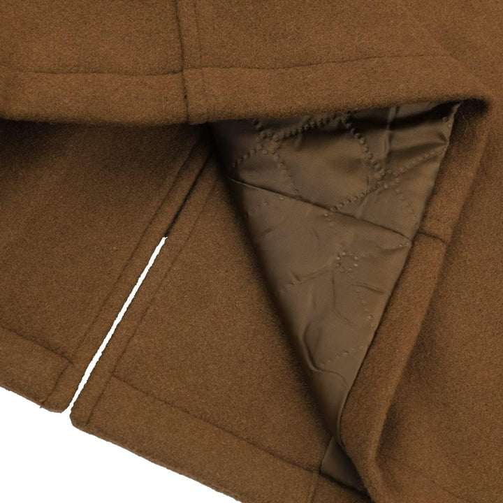 YOUTHUP Herren Wollmantel Dick Winter Kurzmantel Regular Fit Wintermantel Freizeit Herrenmantel Über