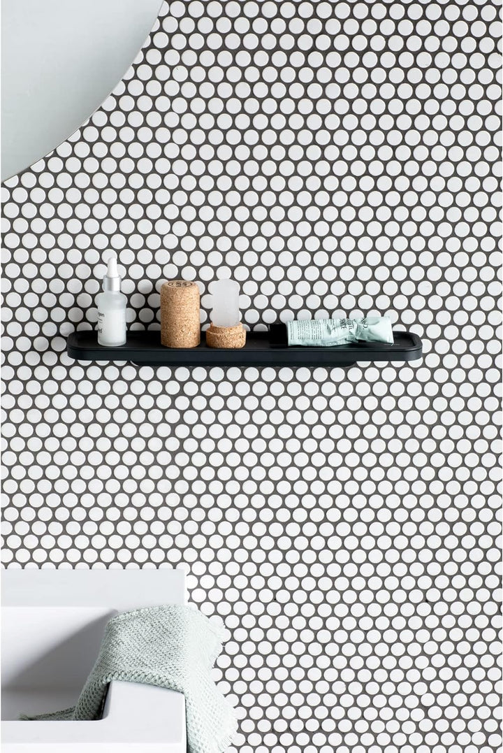Brabantia - Mindset Badregal - Platzsparend - Wandregal für die Dusche - Bis zu 2 kg - Korrosionsbes