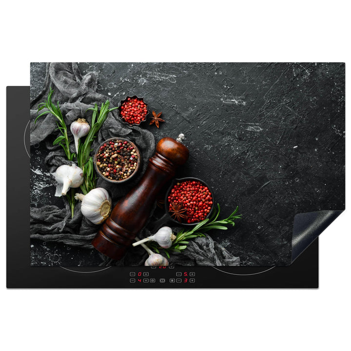 Herdabdeckplatte 80x52 cm Einteilig Küche Herdabdeckung Induktionsfeld Ceranfeld Herdabdeckplatten V
