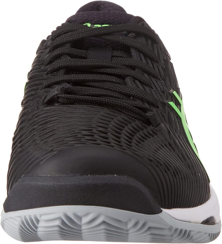 ASICS Solution Speed FF 2 Clay Tennisschuh für Schnelle Plätze für Männer Schwarz Hellblau 39 EU Sch