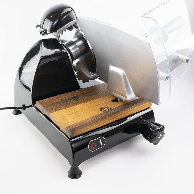 Berkel Red Line 250 schwarz Profi Aufschnittmaschine 250mm Scheideblatt inkl. handgefertigtes Einleg