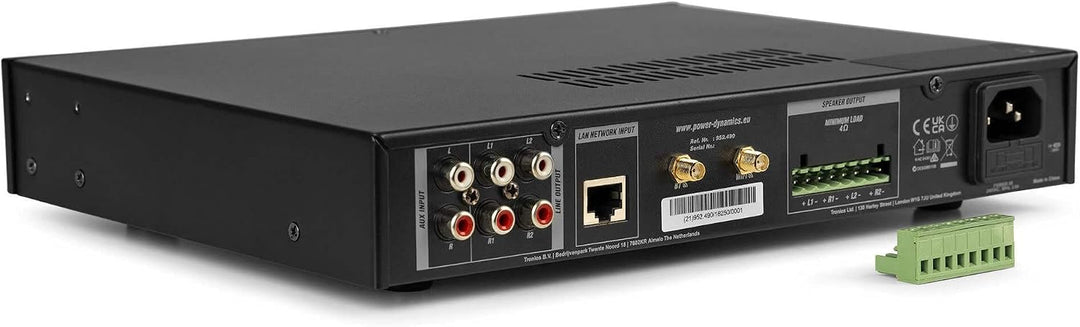 Power Dynamics WT460A WiFi 4-Channel Stereo Amplifier - Bluetooth - 240W 4 Kanäle 240W, 4 Kanäle 240