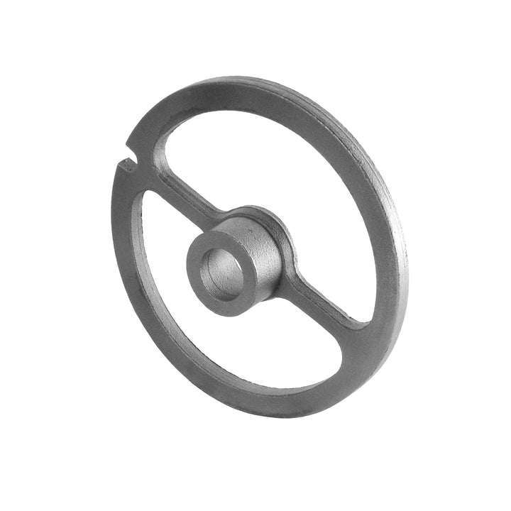 WOLFCUT Inox Führungsscheibe mit Nabe Kompatibel/Ersatz mit Fleischwolf Grössen 10/12 z.B.: Reber -