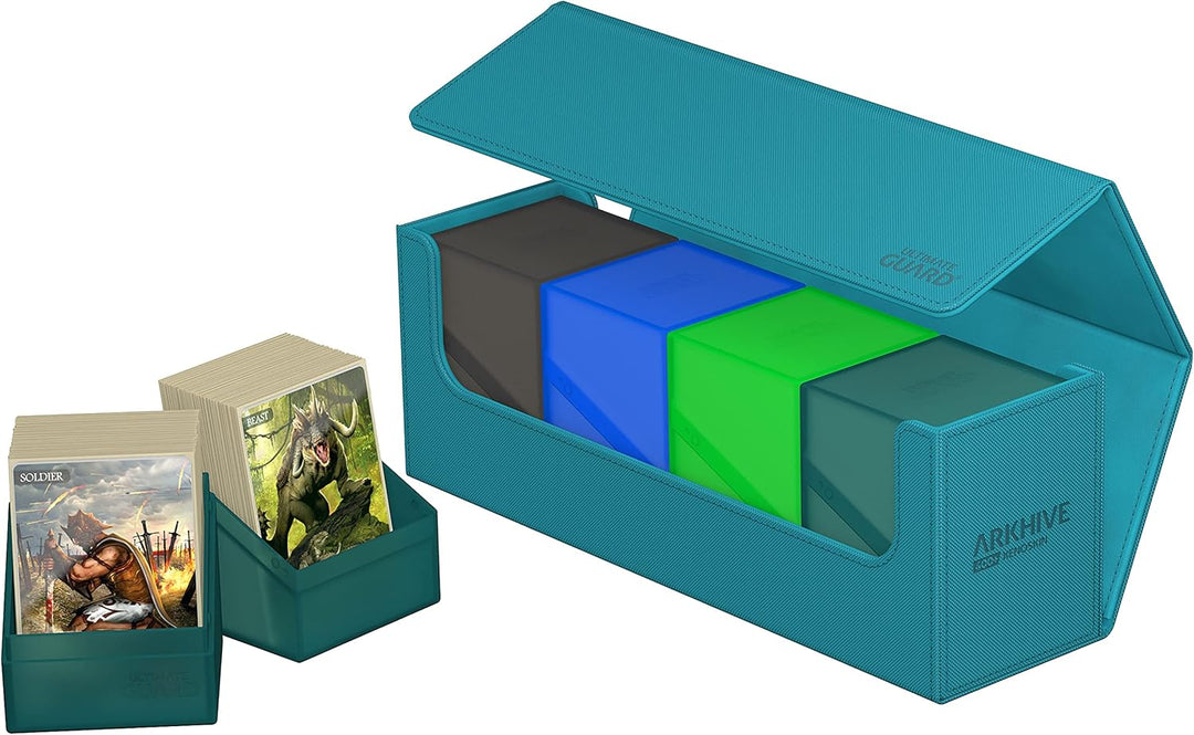 Ultimate Guard Arkhive 400+ XenoSkin Monocolor Petrolblau, Petrolblau