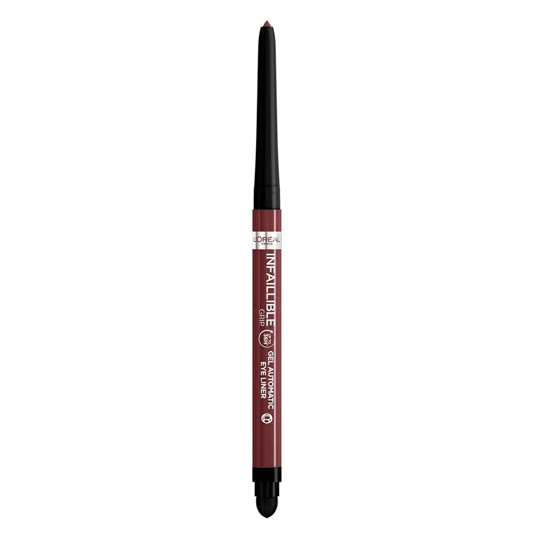 L'Oréal Paris Infaillible Grip Automatischer Eyeliner, Gel Bronze, Blaze, Bordeaux, langer Halt, 36
