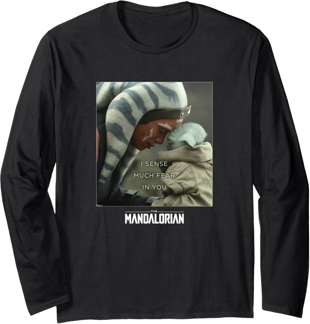 Star Wars: The Mandalorian Ahsoka & The Child I Sense Fear Langarmshirt