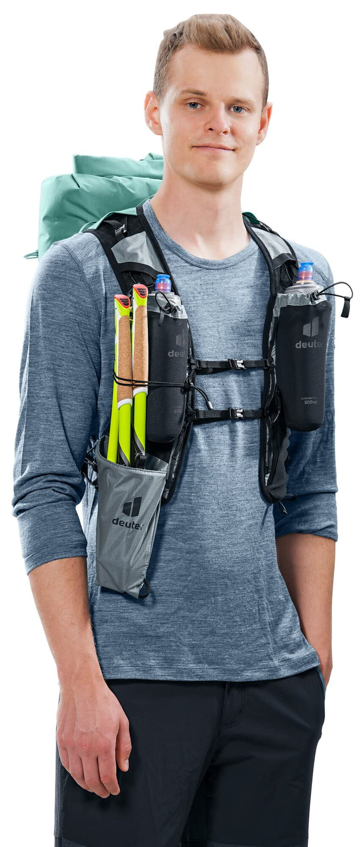deuter Herren Vertrail 16 Alpinrucksack (1er Pack) 16 L Glacier-graphite, 16 L Glacier-graphite