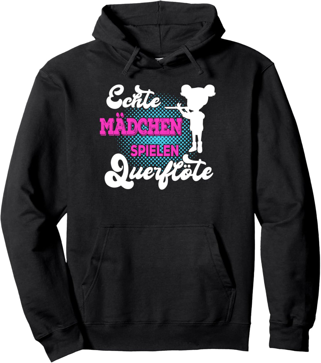 Querflöten Sprüche Flötisten Musiker Flötistin Querfloete Pullover Hoodie