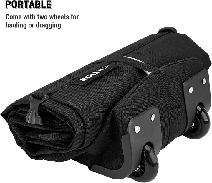 Lixada Snowboard & Ski Bag mit Rollen/ Roller-Snowboardtasche wasserdichte Aufbewahrungstasche für S