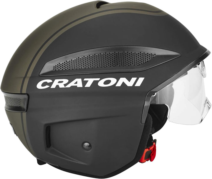 Cratoni Vigor Fahrradhelm, schwarz, M(56-57 cm)