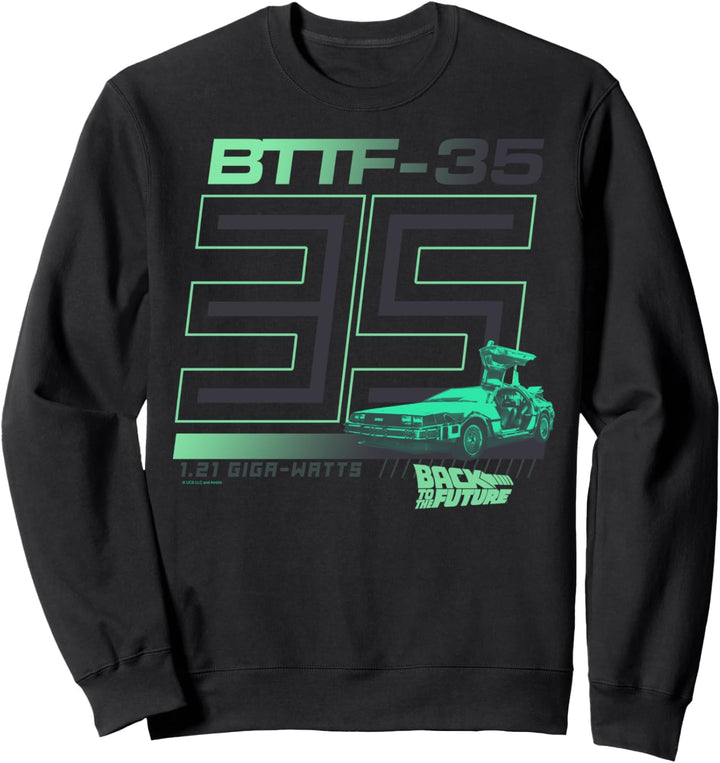 Back To The Future 35th 1.21 Giga-Watts 35 Logo Sweatshirt