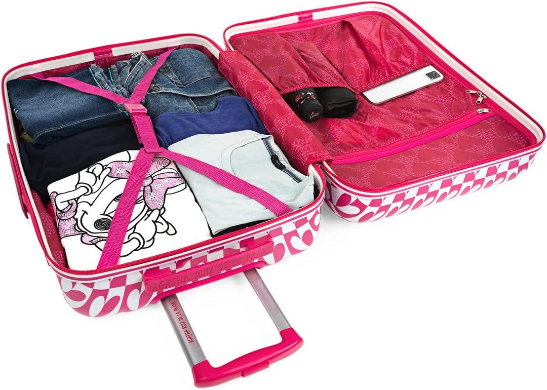 Agatha Ruiz de la Prada - Koffer Mittelgross - Polycarbonat hochwertiger und Stabiler reisekoffer mi