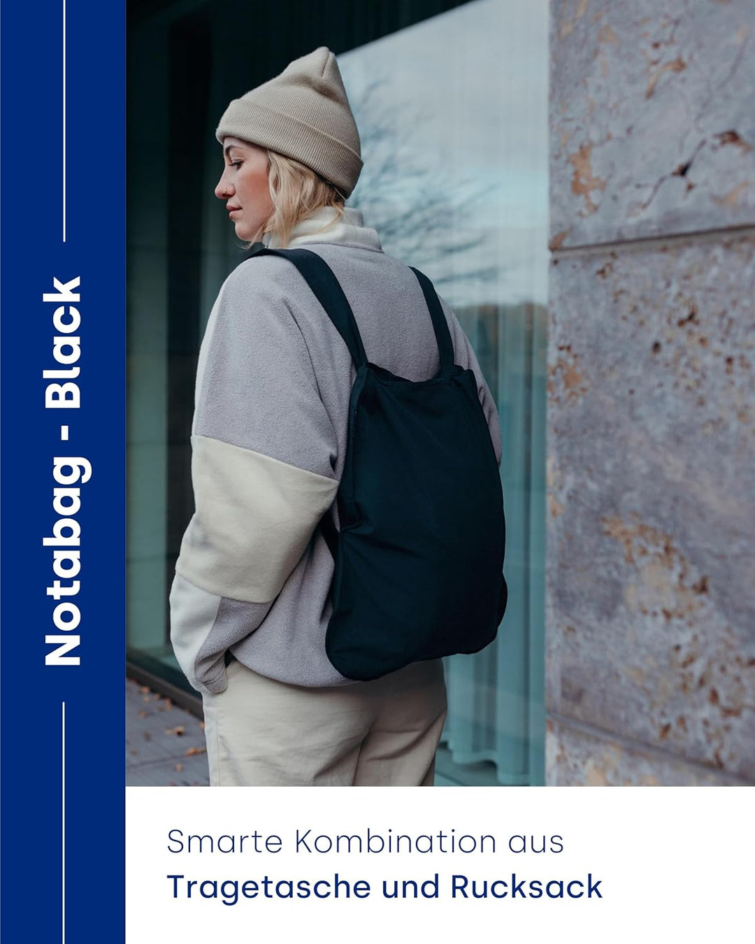Notabag Unisex Original Gepäck-Handgepäck Einheitsgrösse Schwarz, Einheitsgrösse Schwarz