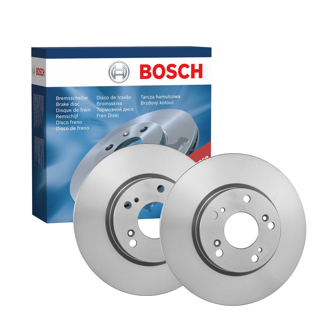 Bosch BD1204 Bremsscheiben - Vorderachse - ECE-R90 Zertifizierung - zwei Bremsscheiben pro Set