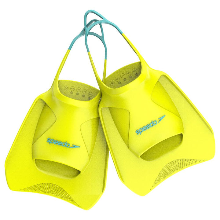 Speedo Unisex Biofuse Fitness-Flossen | Schwimmtraining | Schwimmflossen | Flossen S Hyper Yellow/Co