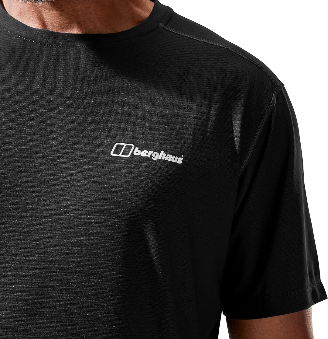 Berghaus Herren 24/7 Tech Basecrew Wicking T-Shirt L Schwarz/Schwarz, L Schwarz/Schwarz