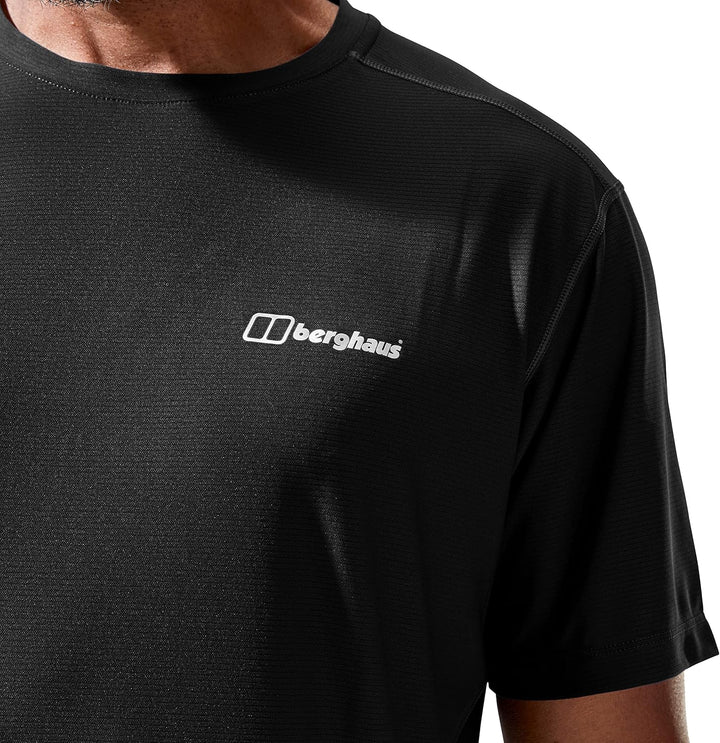 Berghaus Herren 24/7 Tech Basecrew Wicking T-Shirt L Schwarz/Schwarz, L Schwarz/Schwarz