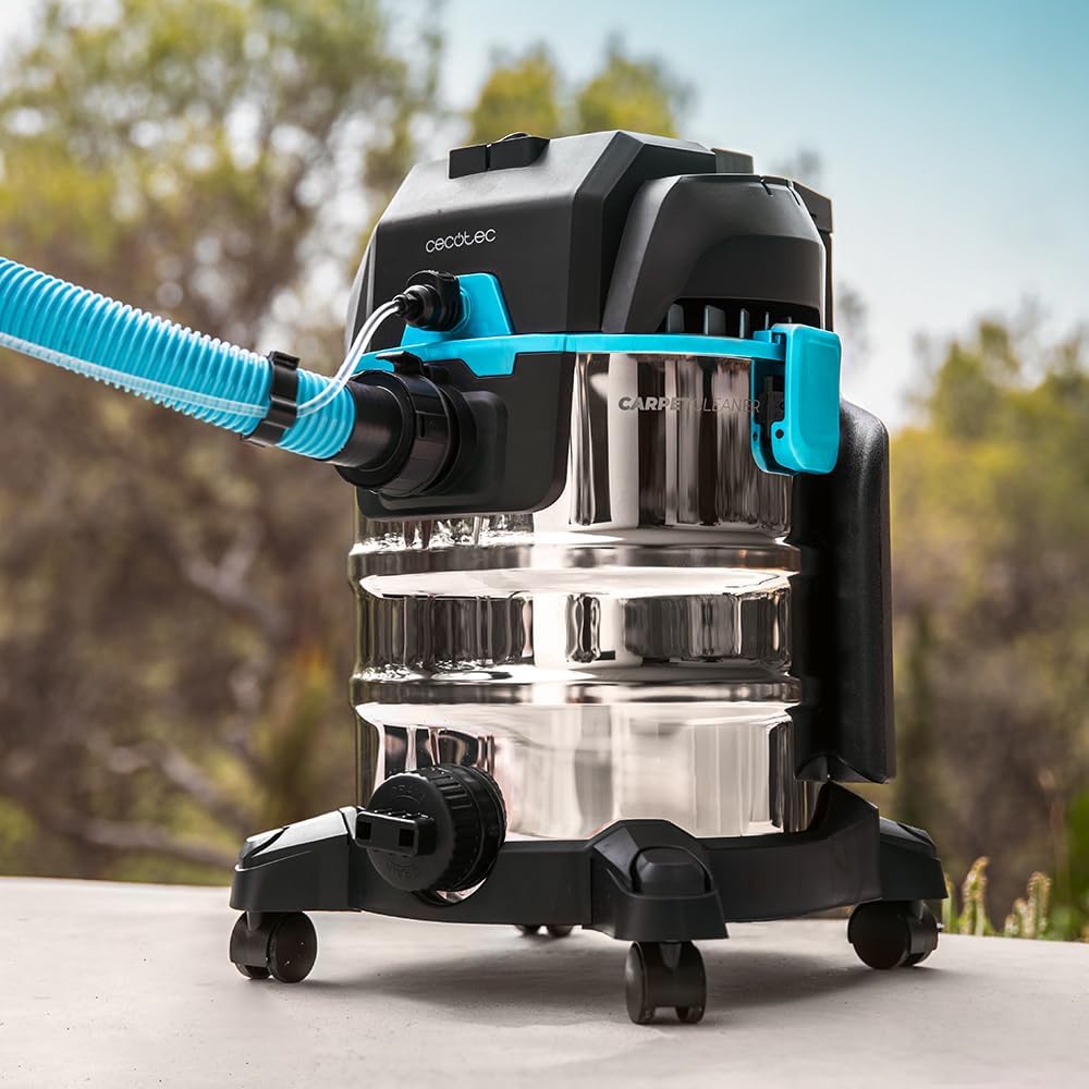 Cecotec Staubsauger für Feststoffe, Flüssigkeiten, Polster und Teppiche mit Kabel Conga CarpetClean