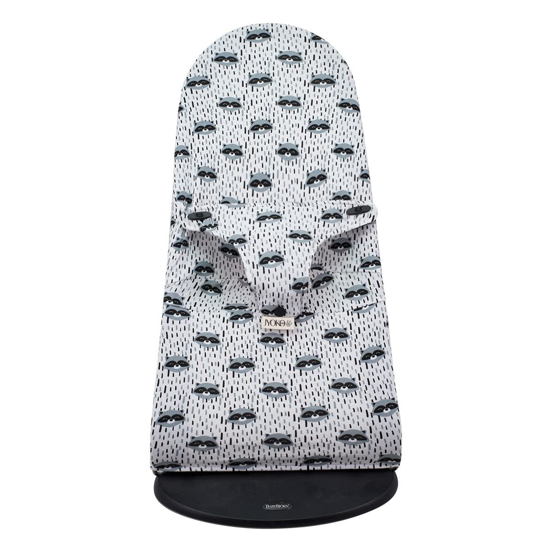JYOKO Kids Bezug kompatibel mit Babybjorn Bliss, Balance, Soft (Raccoon, Baumwolle) Racoon Town, Rac