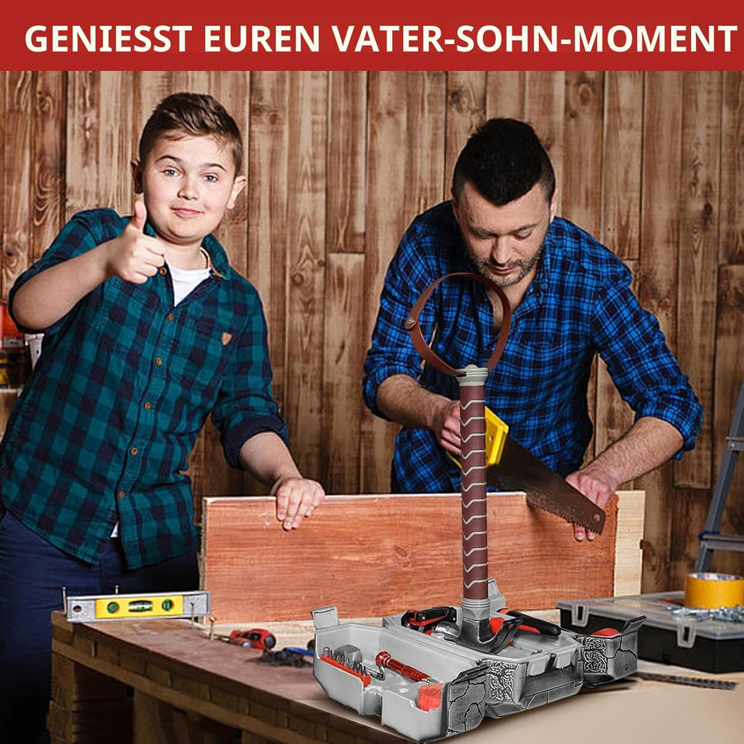 Hammer-Werkzeug-Set, tägliche Reparatur gefüllter Haushalt, Werkzeugkoffer, Zange, DIY-Reparatur-Kit