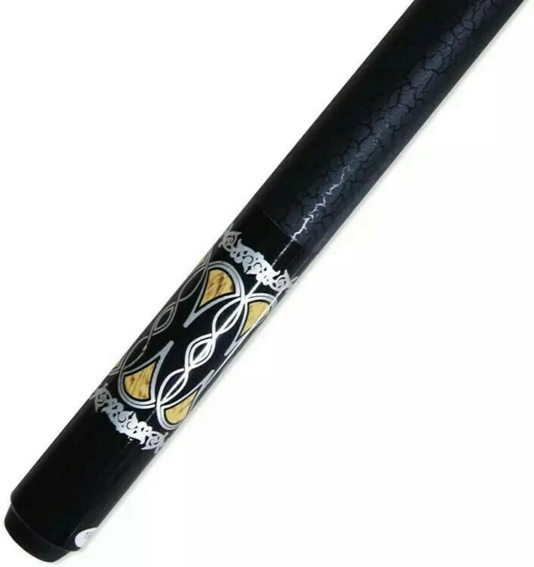 Pegasi Classic Billardqueue 146cm 2-teilig Black Hawk Schwarz Normal, Schwarz Normal