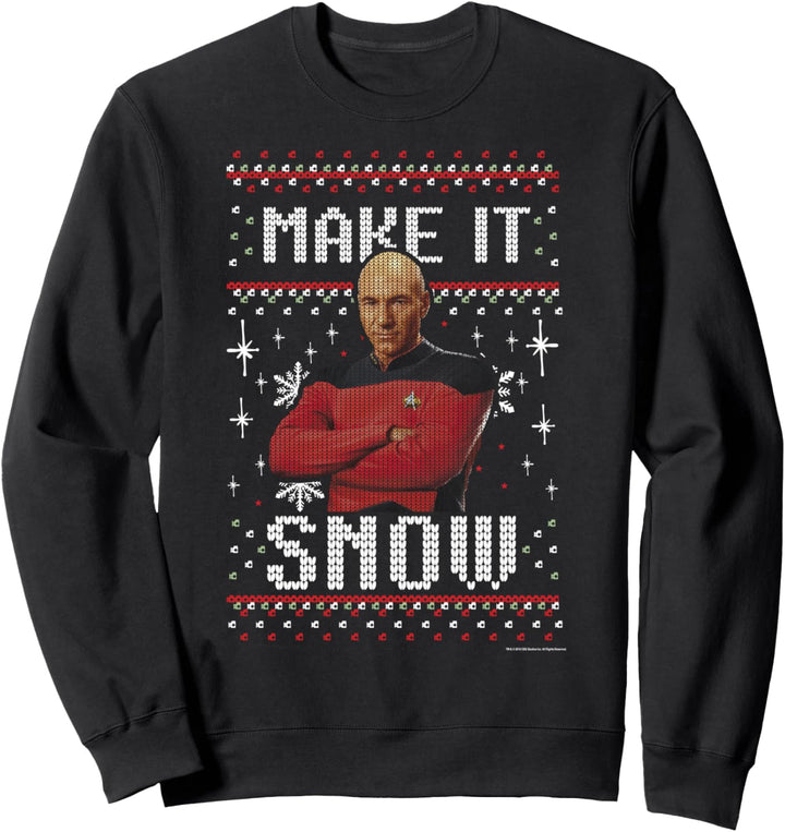 Star Trek: The Next Generation Make It Snow Sweatshirt