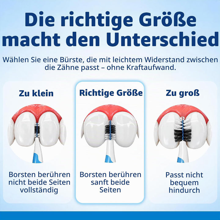 3x Interprox plus Interdentalbürsten blau conical 6er Pack (3x 6er Pack) Blau 2 stück (3er Pack), Bl