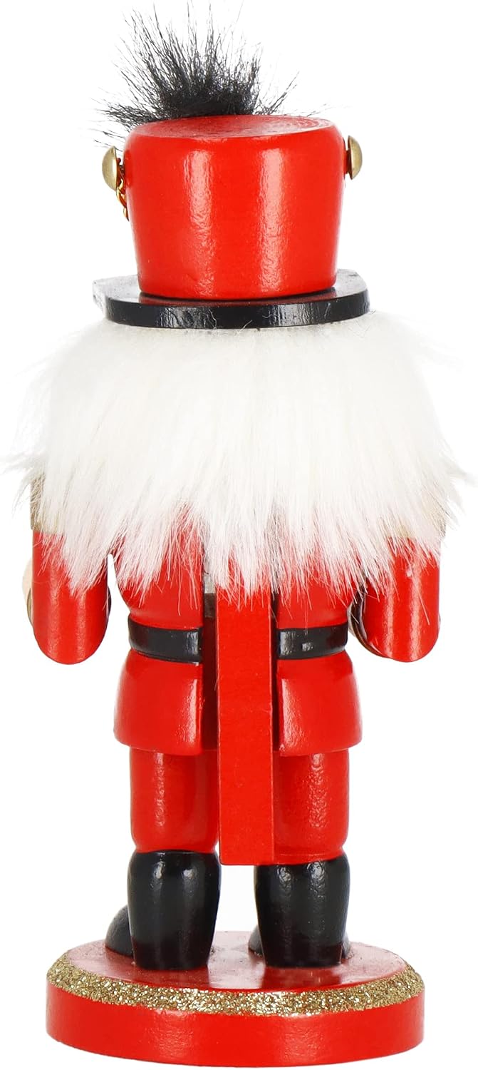 SPRINGOS Dekofigur Nussknacker Figur aus Holz Soldat mit Trommler 15,5 cm Weihnachtsdekoration Holzf
