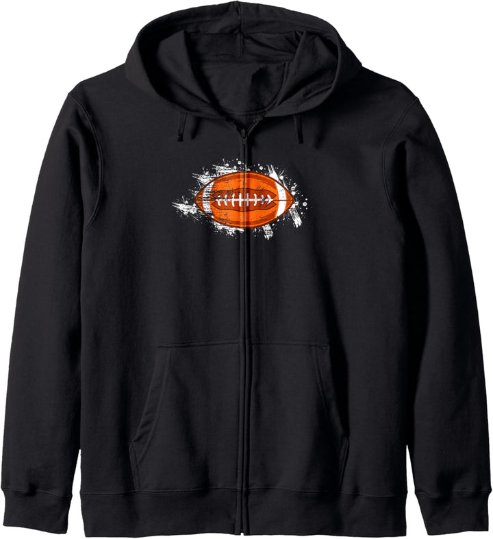 USA American Football | Vintage Rugby Ball Football Trikot Kapuzenjacke