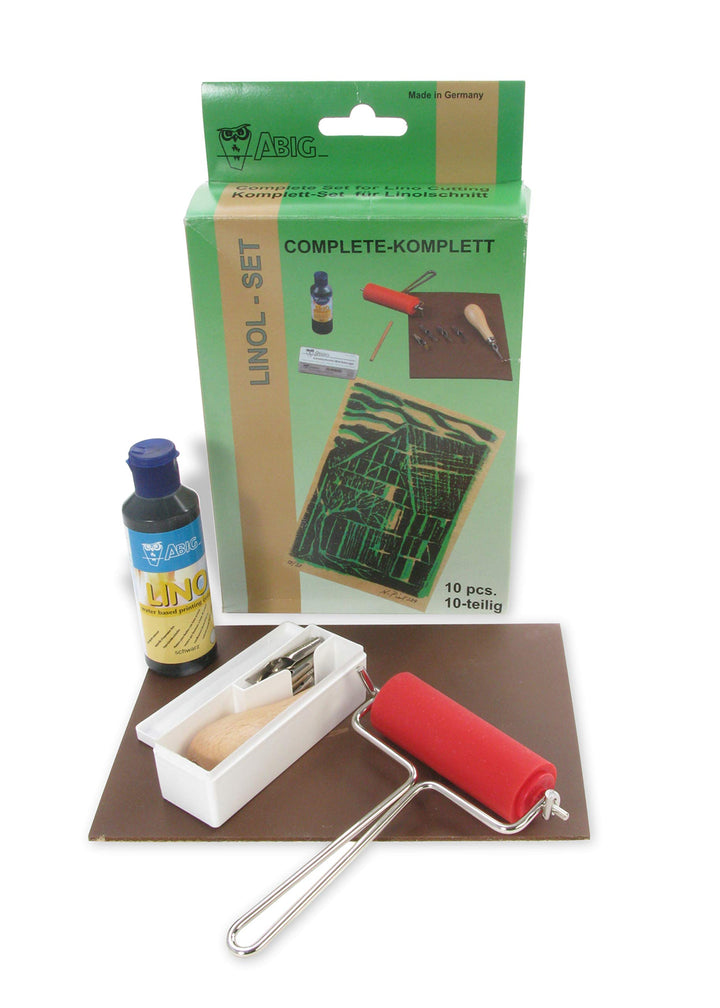 CREATIVE NEU Abig Linol-Set Complete Format A5. 10-teilig