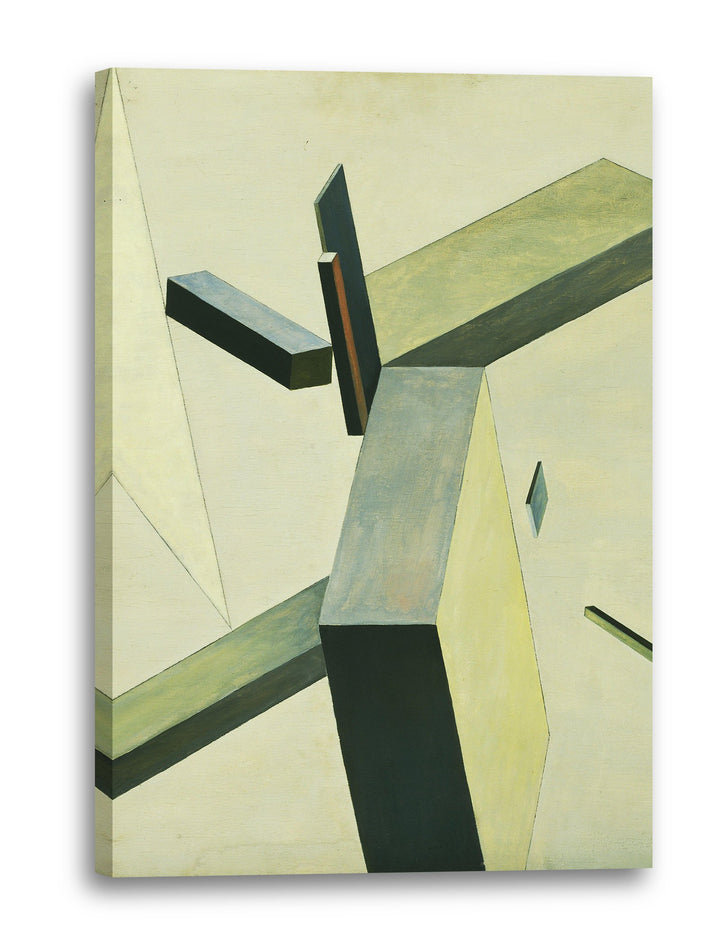 Printed Paintings Leinwand (40x60cm): EL Lissitzky - Composition 40x60 cm, 40x60 cm
