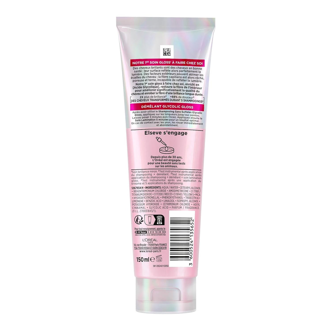 L'Oréal Paris - Komplette Haarpflegeroutine für trübes Haar - Shampoo + Entwirrung + Lamination Pfle