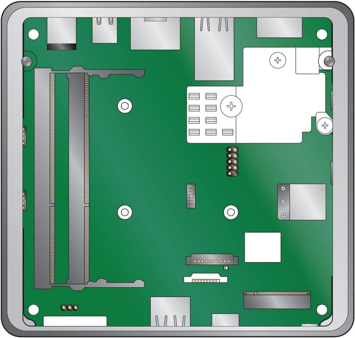 Intel Canyon NUC10I3FNHN EU Barebone L6 EU Cord, BXNUC10I3FNHN2