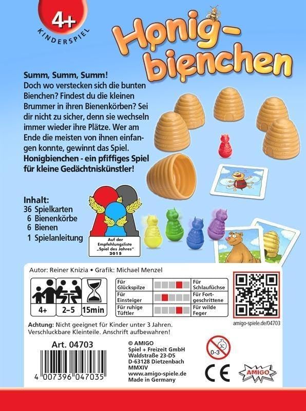 AMIGO 04703 - Honigbienchen, Einheitsgrösse, Yellow Einheitsgrösse Classic, Einheitsgrösse Classic