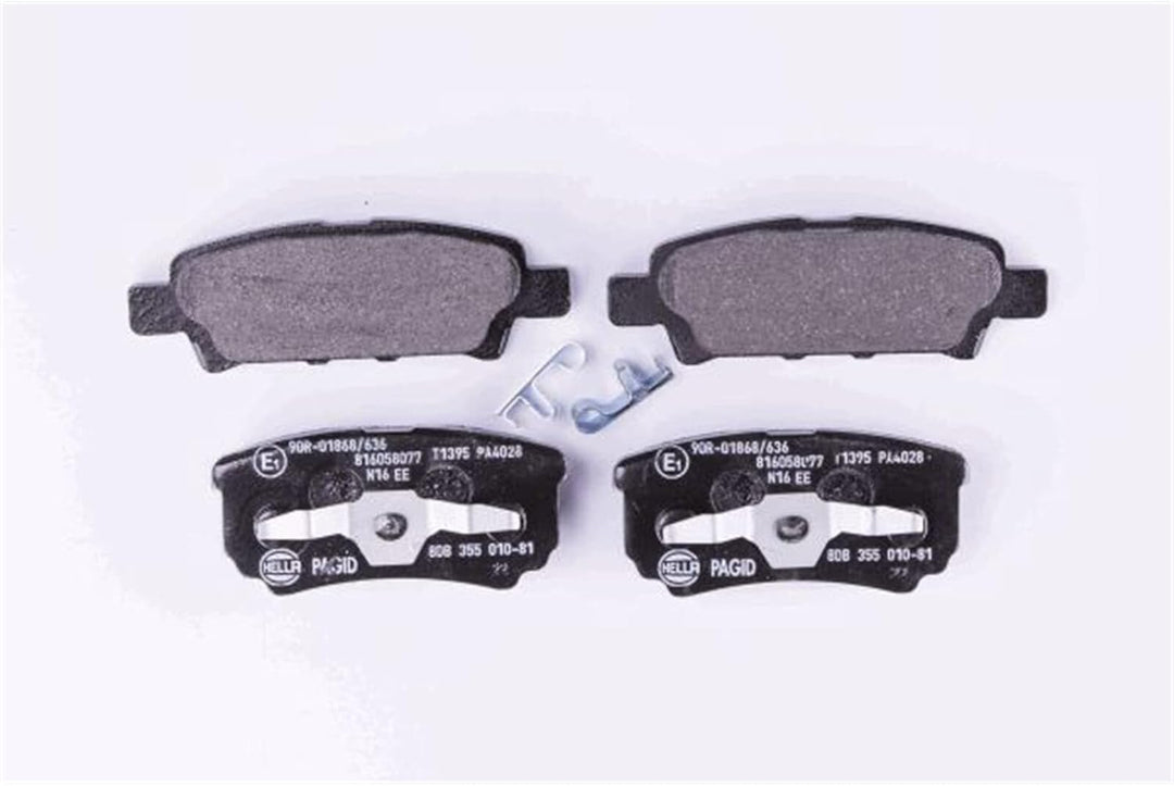 HELLA PAGID 8DB 355 010-811 Bremsbelagsatz - T1395 - Dicke/Stärke: 15.4mm - Bremssystem: Akebono - m