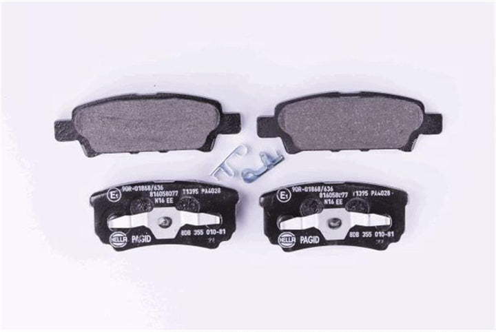 HELLA PAGID 8DB 355 010-811 Bremsbelagsatz - T1395 - Dicke/Stärke: 15.4mm - Bremssystem: Akebono - m
