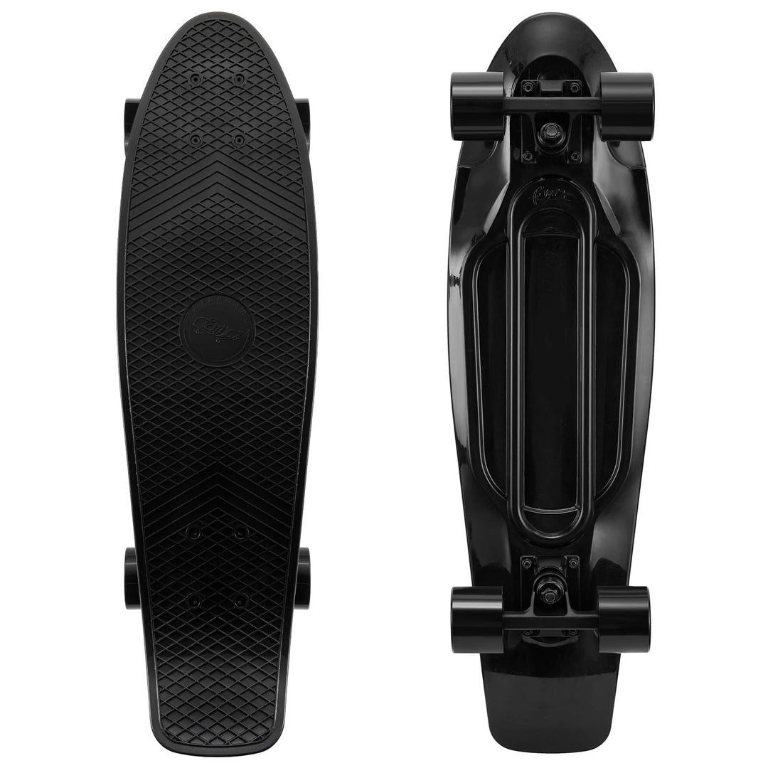 KMX 55,9 cm Mini Cruiser Skateboard für Jungen Mädchen und Jugendliche, komplettes Anfänger-Skateboa