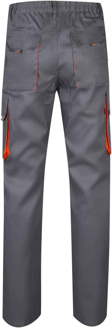 Velilla 103004 - Mehrtaschenhose (Grösse 46) Farbe grau und orange 46 Gris Y Naranja, 46 Gris Y Nara