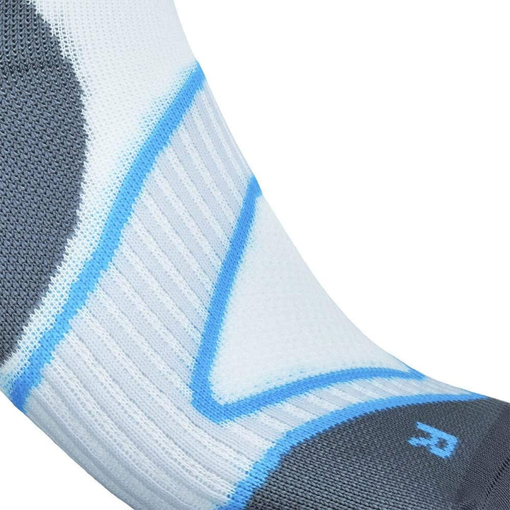 BAUERFEIND Sportsocken Run Performance Low Cut Socks, 1 Paar kurze Laufstrümpfe 38-40 Blau-Weiss, 38