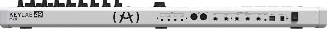 Arturia Keylab 49 MK II | 49 Tasten USB MIDI Controller Keyboard, 4 CV/Gate Ausgang, weiss