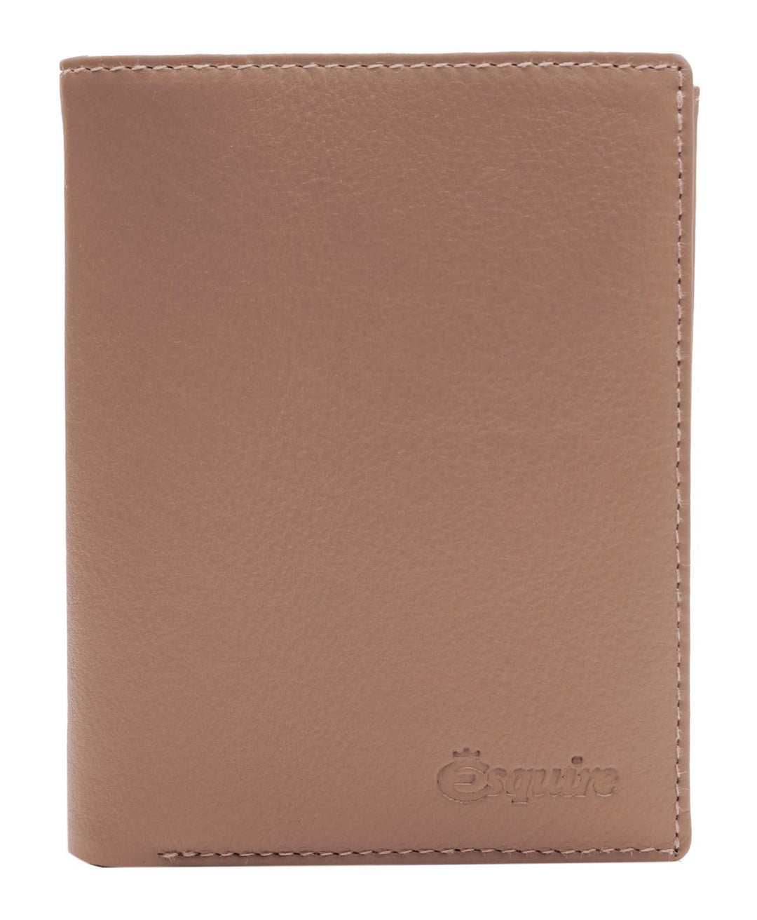 Esquire Peru Geldbörse RFID Leder 9,5 cm Einheitsgrösse Beiges Taupe, Einheitsgrösse Beiges Taupe
