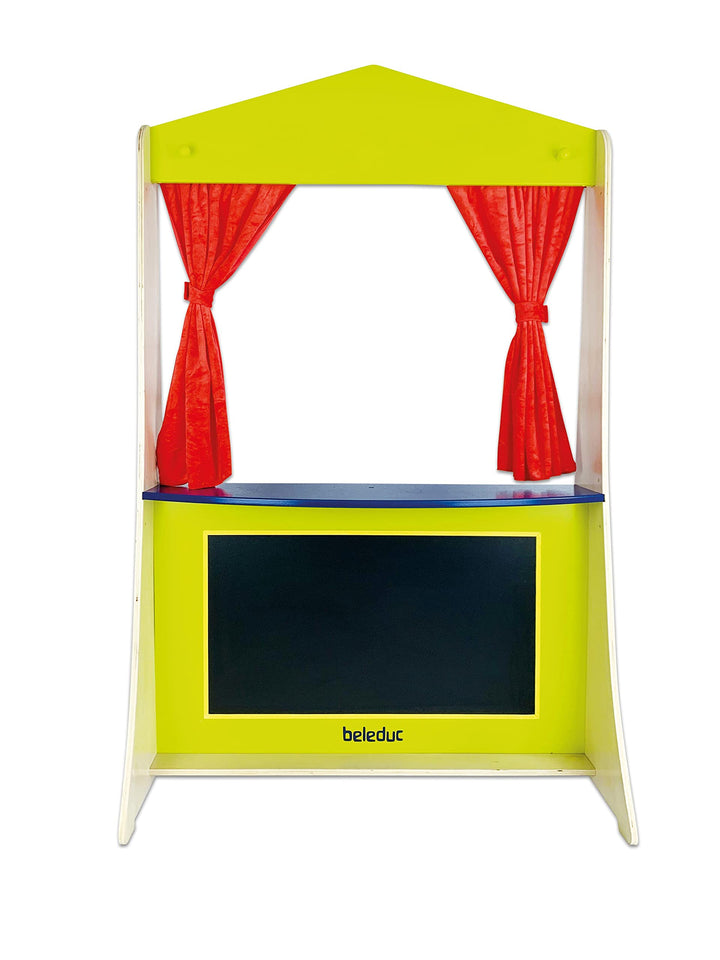 Beleduc Kasperletheater Holz - Puppentheater Kinder Kaspertheater Nocolor, Nocolor