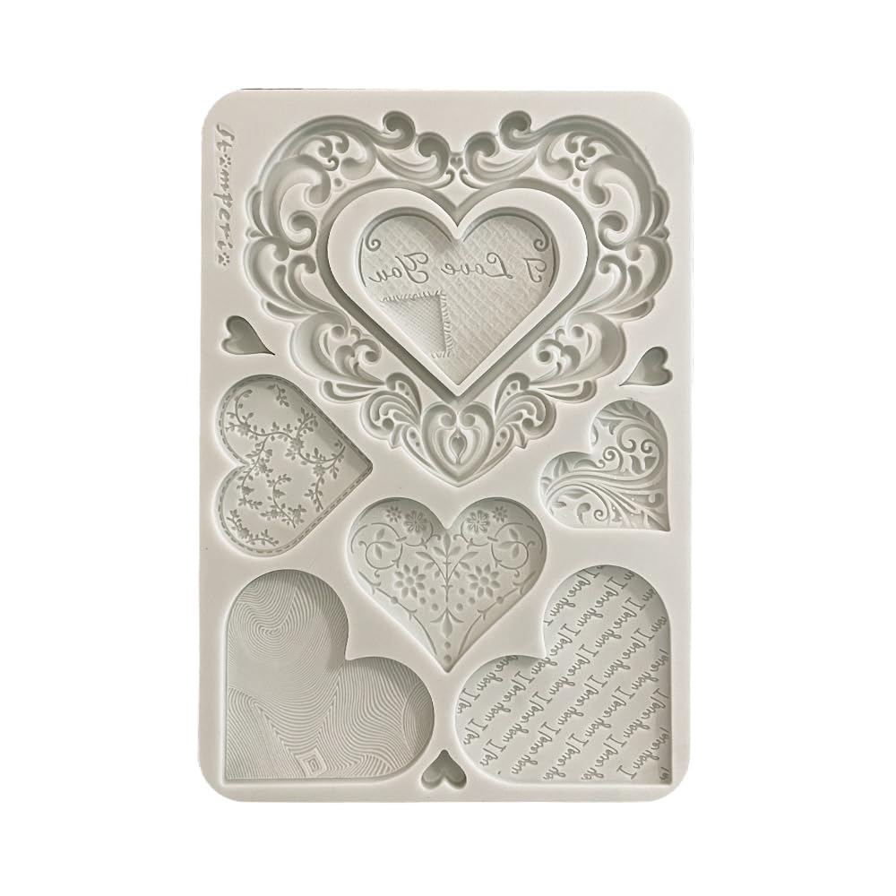Stamperia - Silicon Mould A5 for Scrapbooks, Bullet Journals and More, Non-Stick Surface, Suitable f